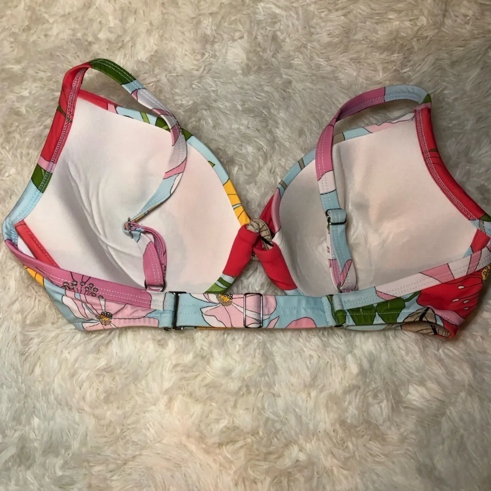 VENUS Pink and Red Bikini Swimwear DD top